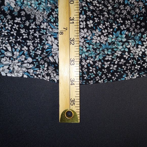 Entro Mini Dress Tunic Size Medium Lined Sleeveless Floral Design Length 34" NEW - Picture 16 of 16